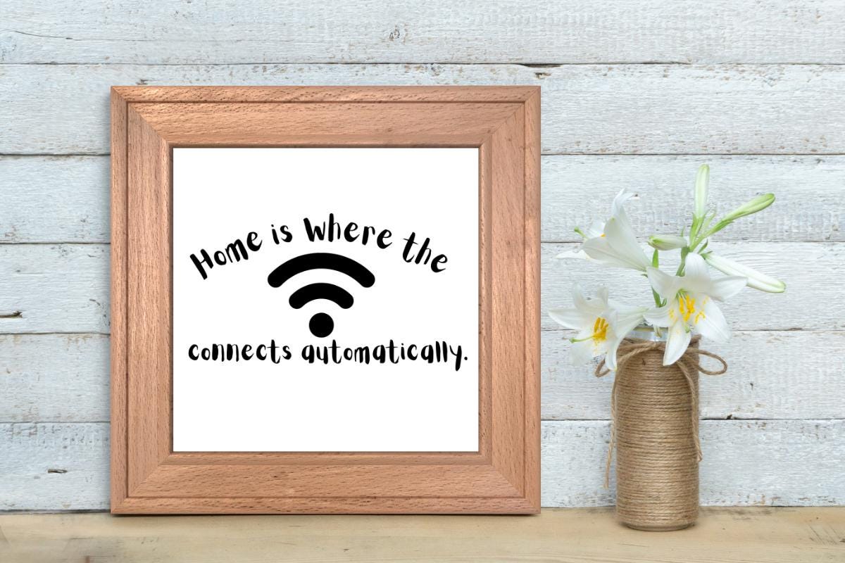 Funny Router Signs Home Wifi - Funny Door Sign SVG/PNG - Etsy