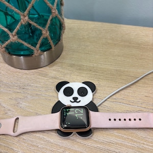 Panda Watch Charging Dock ~ Cute Watch Charger ~ Apple Watch ~ Gift for Her ~ Animal Lover Gift