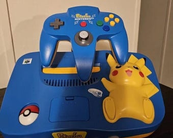 N64 ピカチュウ 空のコンソールボックス (オプションのポリ
