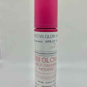 self tan mousse, Moroccan Glow - BB Glow self tan mousse, medium, sun kissed self tanner