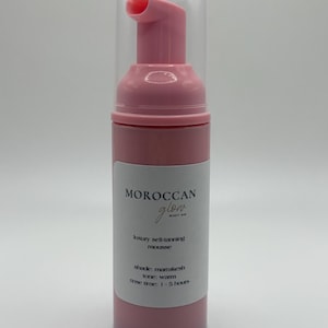 self tan mousse, Moroccan Glow - self tan mousse, natural bronze self tanner, glowy tan skin, Marrakesh