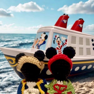 Op Disney Cruise Pirates & Halloween of the High Seas geïnspireerde DUCK Amigurumi - Disney Pixie Dust, Fish Extender-cadeaus!