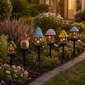 Solar Garden Light, Fairy Garden Decor, Solar Stake Light, Fairy House Light, Fairy Garden Lights, Solar Fairy House, Outdoor Solar Decor