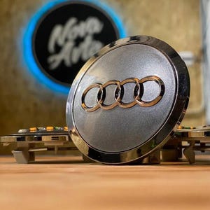 Audi Radkappen 69 mm Radkappen silber, Audi Radkappen 69 mm, Audi Radnabenkappen, Audi Radkappen