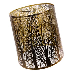 14x14x17 Inches Drum Metal Design with Tree Pattern, Large Lamp Shades , Iron lamp shade,Spider, Table Lamp and Floor Light, 1pcs