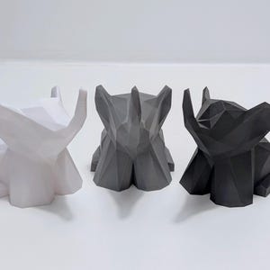 Minimalistische Elefantverzierung - Moderne Wohndekoration, perfektes Geschenk, 3D gedruckt, leicht
