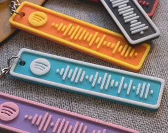 Custom Spotify Code Keyring | Personalized Song, Album, Playlist | Made in the UK