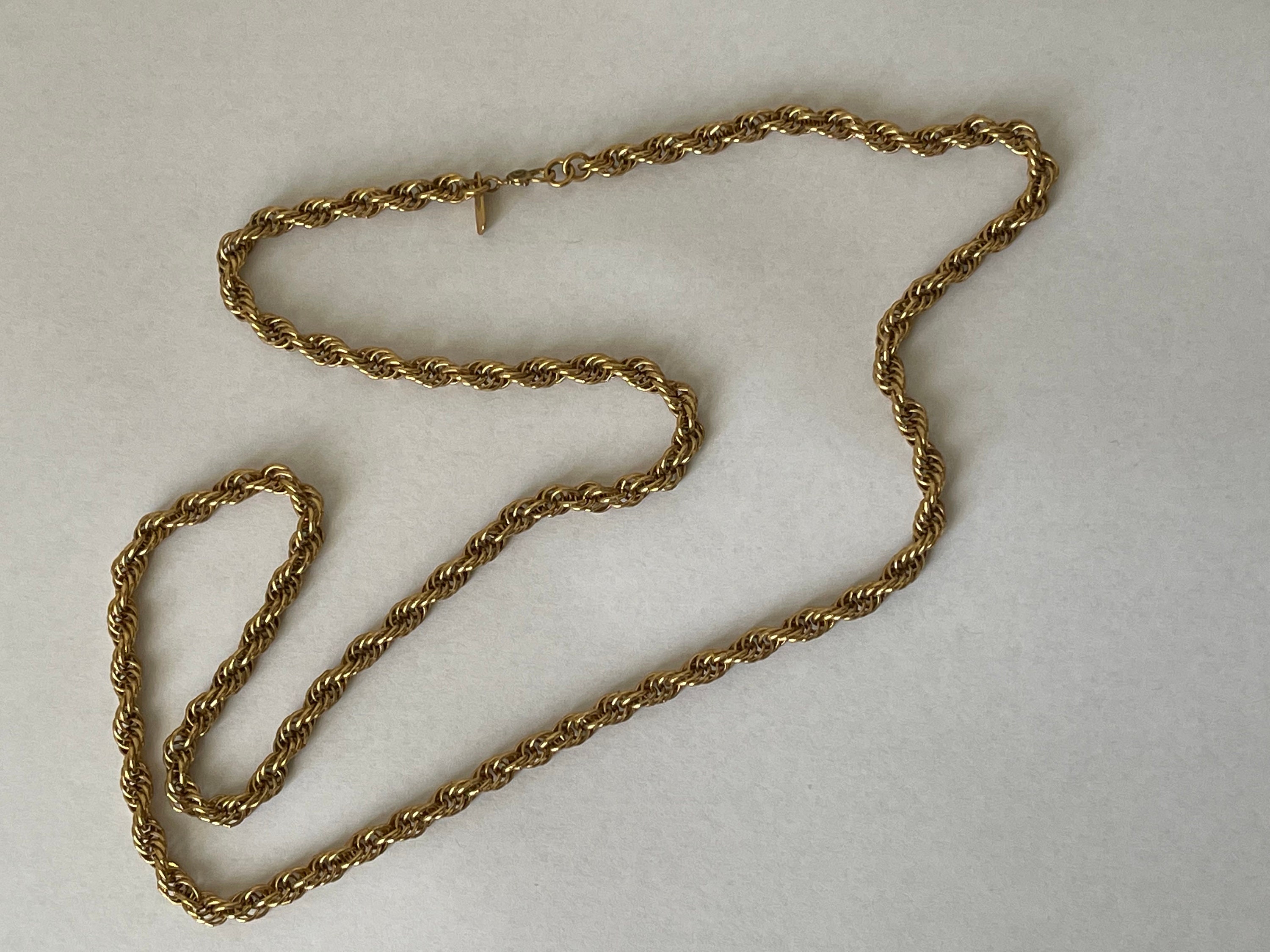 Monet Rope Chain Necklace 28 - Etsy