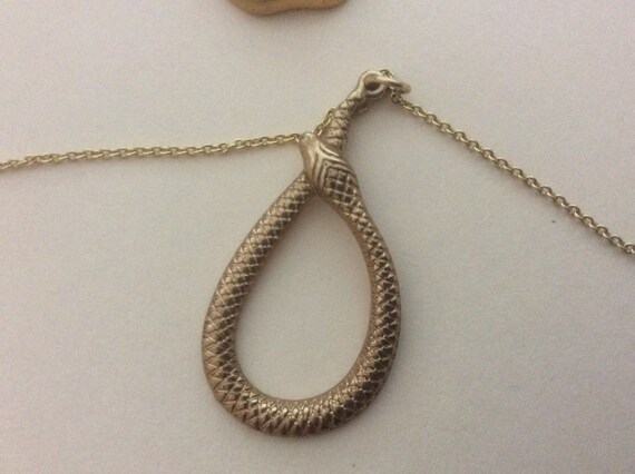 Apple serpent snake pendants necklace - image 3