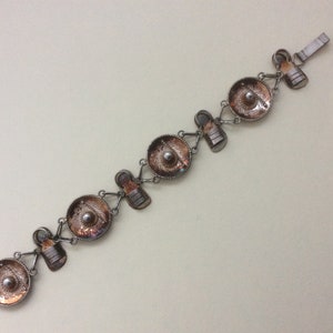 Mexican Mexico sterling silver 925 sombrero sandal bracelet