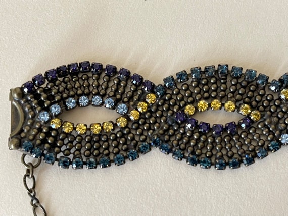 Sorrelli rhinestone Bracelet, braid pattern. - image 3