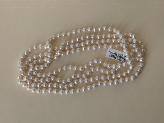 Pearl Hand Knotted 64 inches Long Strand Necklace… - image 6