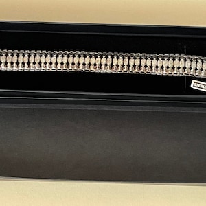 Milor Sterling Silber 925 Glieder-Armband mit Sicherheitsschließe NOS