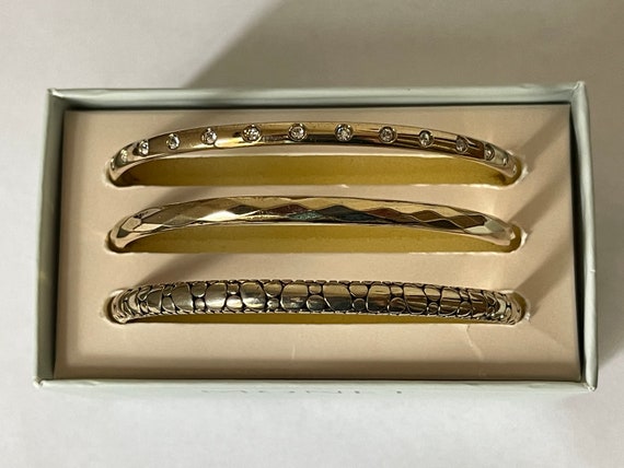 Monet stackable bangles, three bangles, trio bang… - image 2