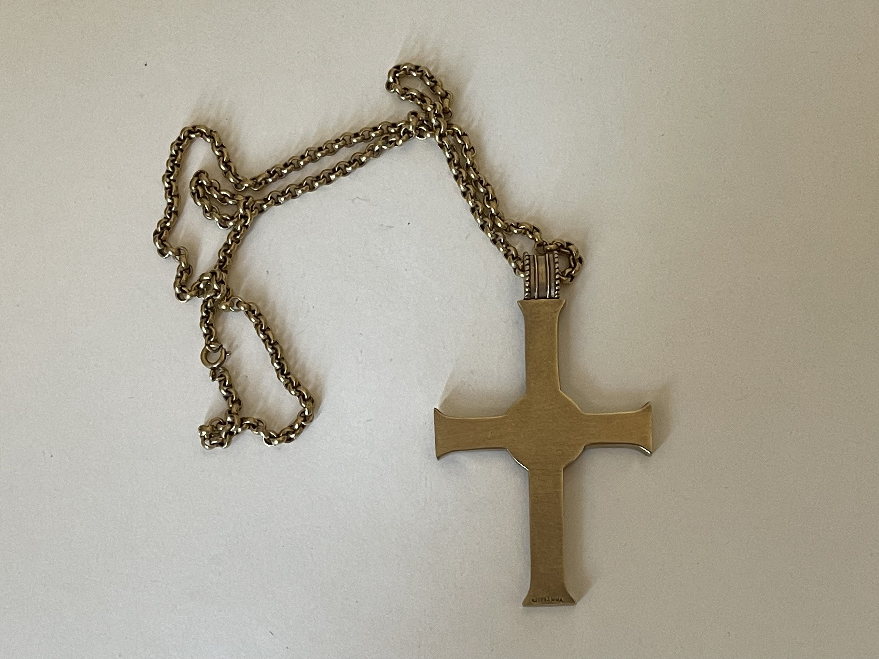☆MARS MARK☆ Basic Christian Cross Pendant M19 MARS MARK || Antique Latin Cross Pendant 👑 - Pristina Singapore