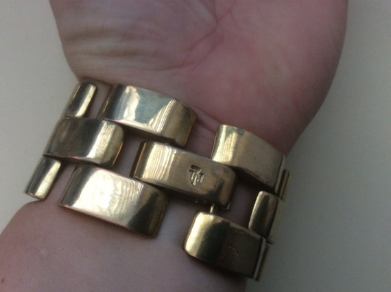 RL Ralph Lauren gold tone bracelet - image 6