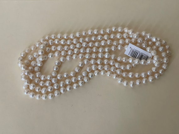 Pearl Hand Knotted 64 inches Long Strand Necklace… - image 4