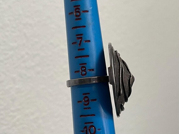 Handmade large round dome, swirl ring. Adjustable - image 9