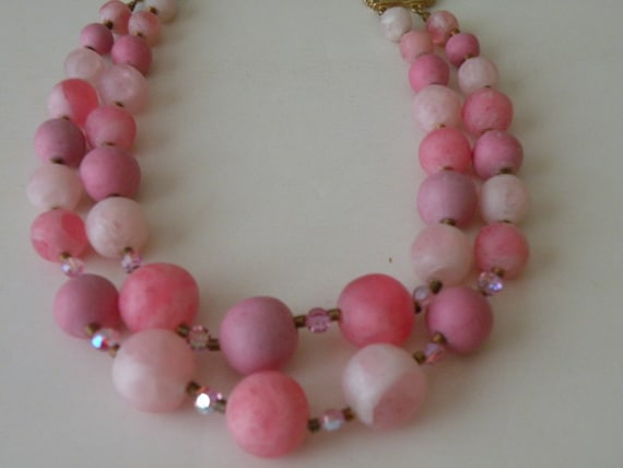 Pink satin or matte plastic, pink aurora borealis… - image 2