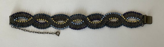 Sorrelli rhinestone Bracelet, braid pattern. - image 1