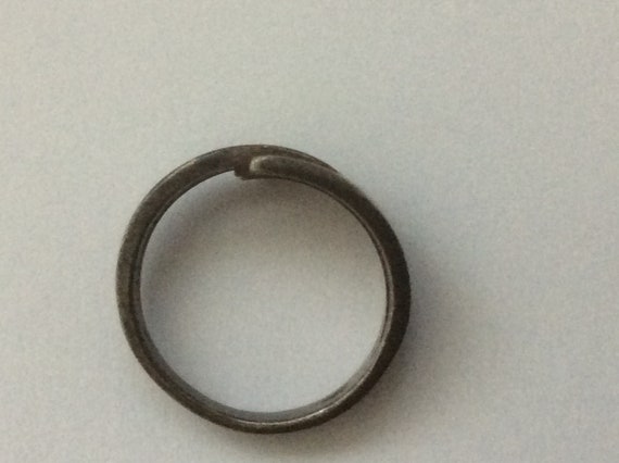 NF Sterling silver adjustable ring. Size 7 1/4 - image 3