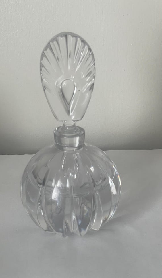 Mikasa lead crystal perfume bottle View 2