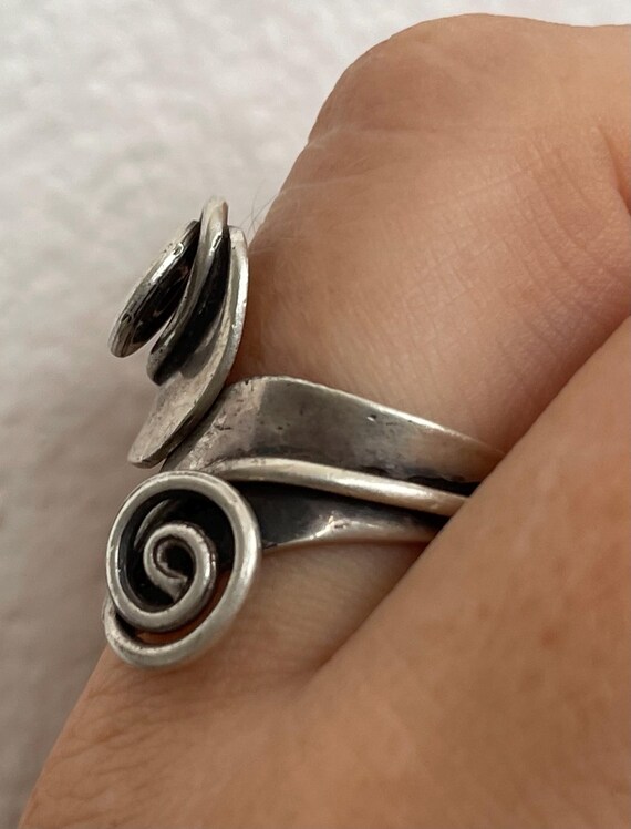 Mexico R.Cazares タスコ メキシコ スターリングシルバー 925 R.cazares Taxco Mexico Sterling Silver 925 Swirls, Spirals