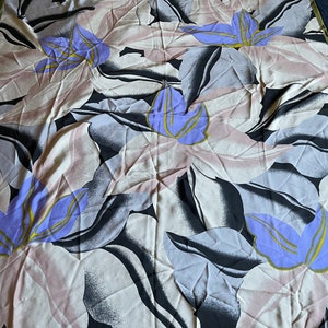 Saldarini floral silk scarf. Italian scarf.
