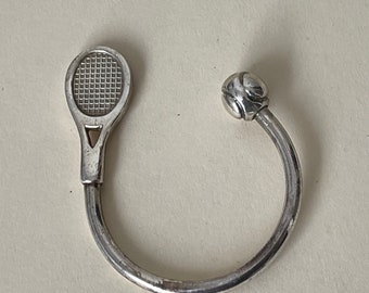 Tiffany & Co 1999 Tennis Ball and Racket Key Ring - Etsy
