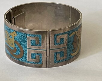 Mexican Mexico Taxco Mixed Metals, Sterling 925, Copper, Brass