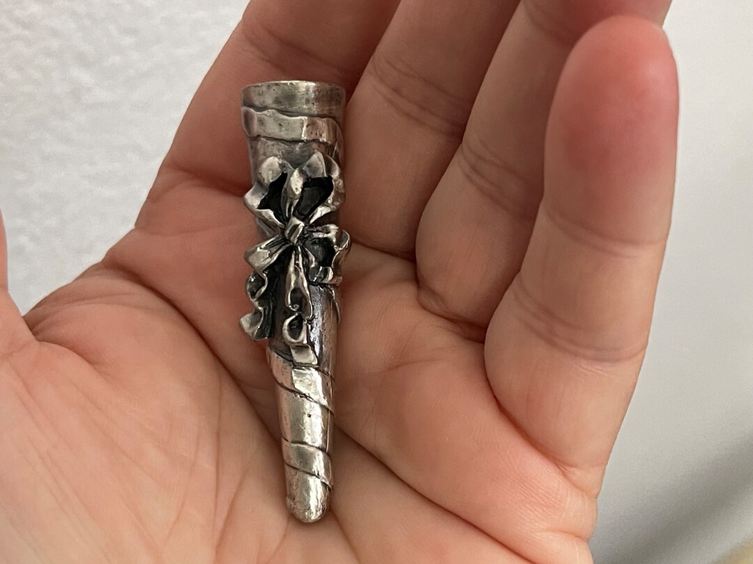 Heavy Boutonniere Flower Vase Flower Holder Brooch. Handmade Etsy