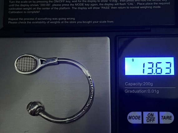 Tiffany & Co 1999 Tennis Ball and Racket Key Ring - Etsy