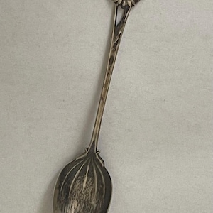 Antique Whiting Mfg. co sterling silver spoon, floral. Demitasse spoon or coffee spoon