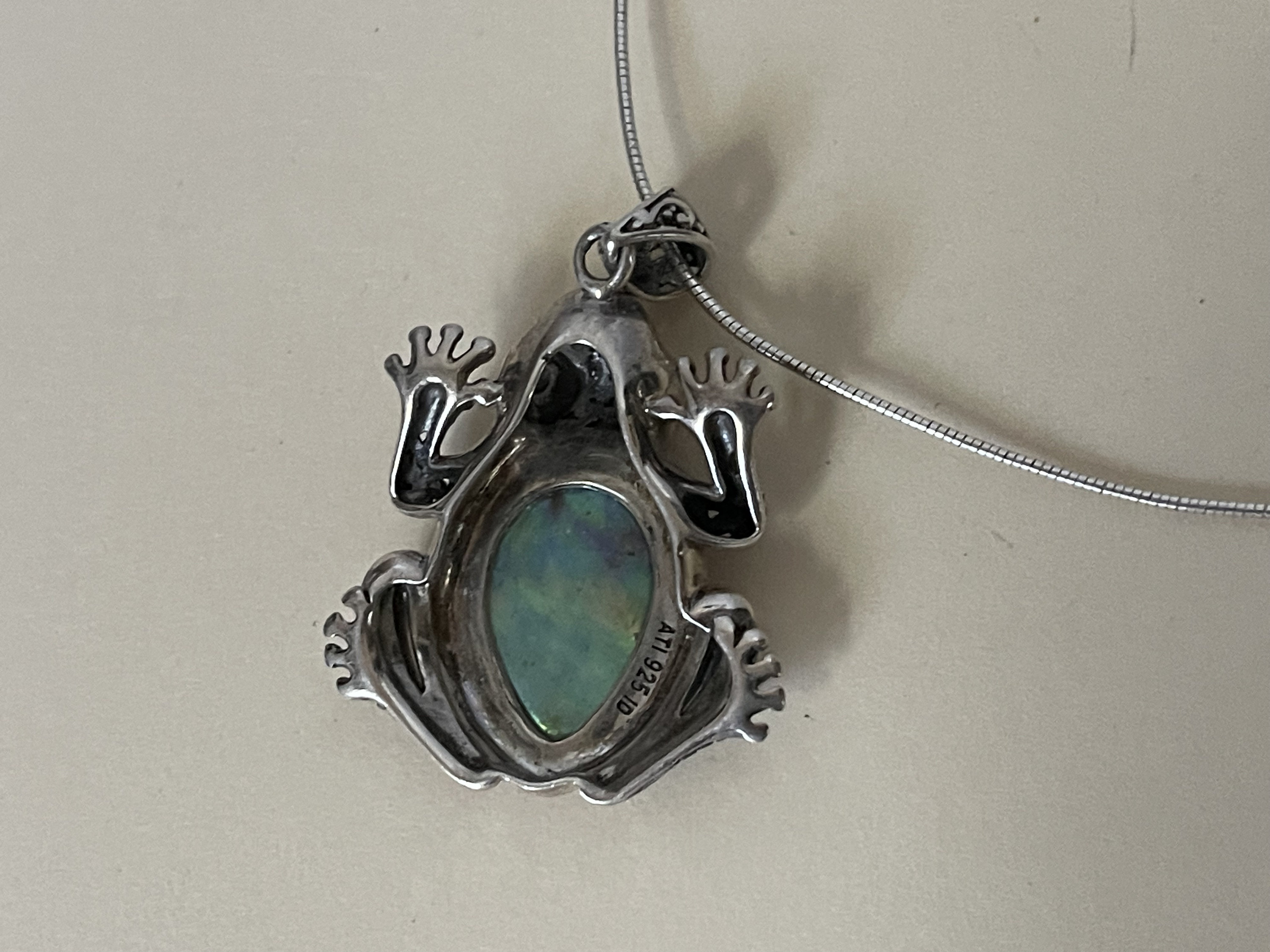 Collana in argento sterling con stella marina decorata con conchiglia di abalone - Italia