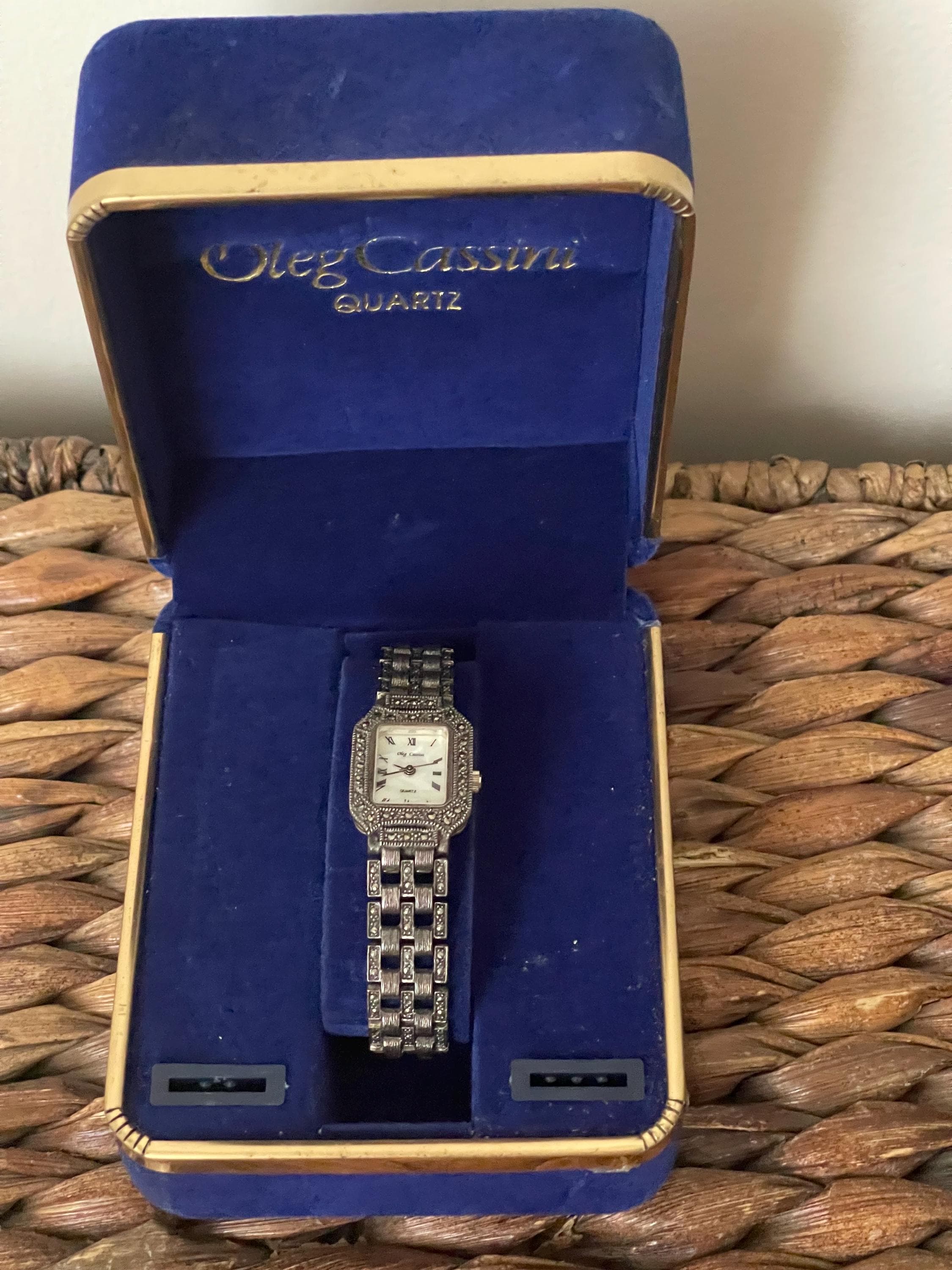 New?Vintage Oleg Cassini Certified Diamond Watch?Original Box/papers Great ? Oleg Cassini Watch Diamond - Etsy main image 2