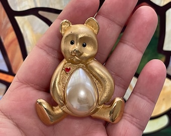 激レア WEEKENDS ラインストーン シリーズ テディベア ブローチ 激レア WEEKENDS ラインストーン シリーズ テディベア ブローチ 2025年