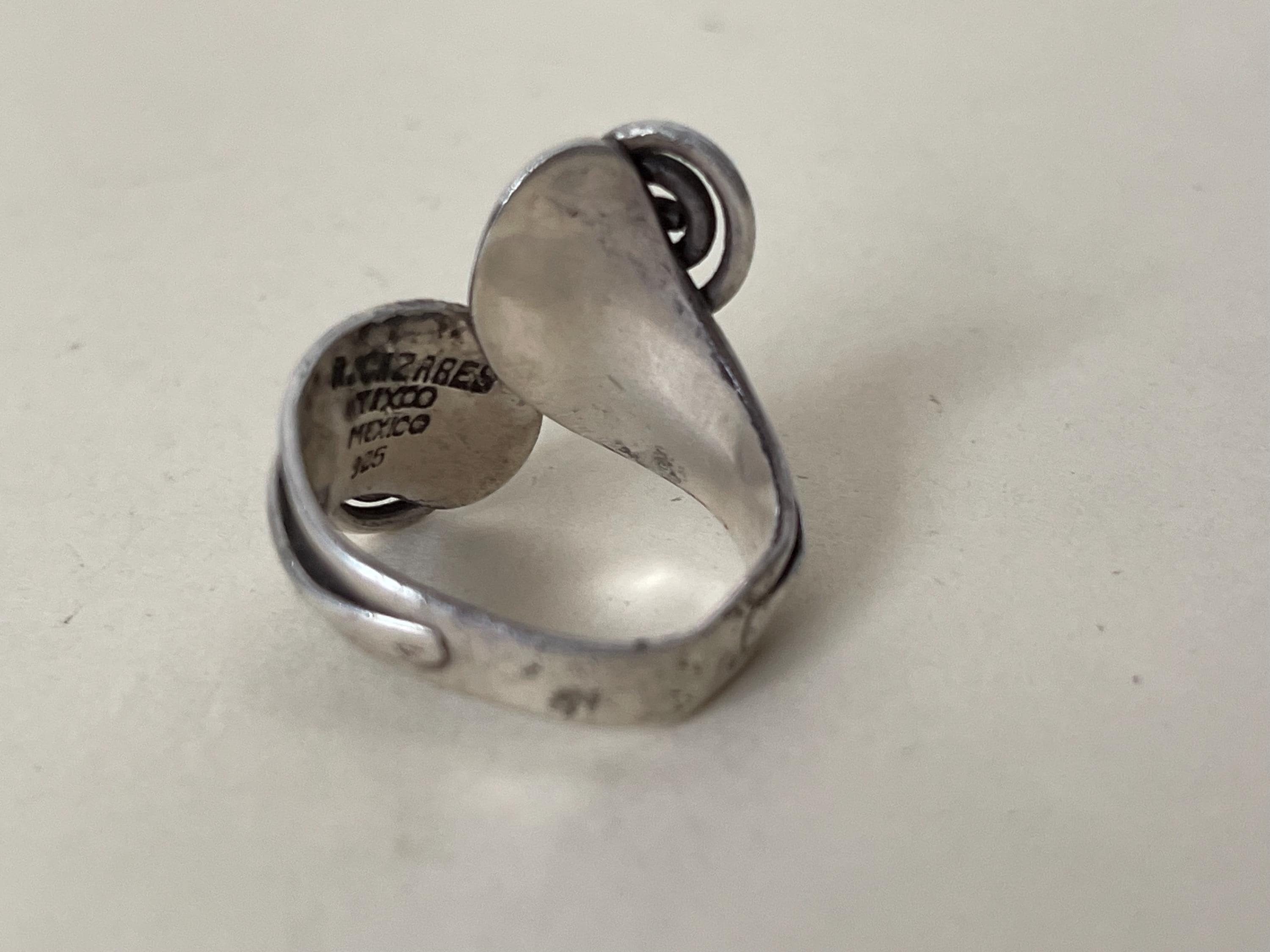 R.cazares Taxco Mexico Sterling Silver 925 Swirls, Spirals