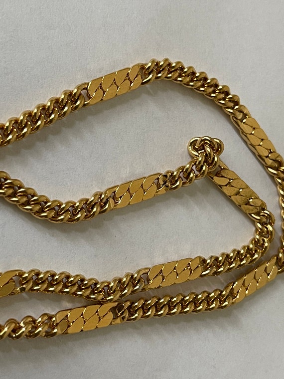 Monet Gold Plated Chain Necklace 23.75 