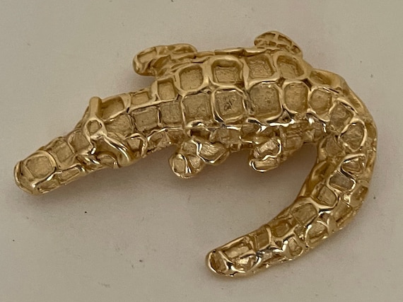 Crocodile brooch 2024