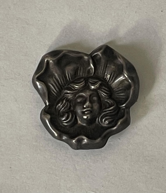 D.s.spaulding Co Antique Art Nouveau Sterling Silver Flower  display picture 2