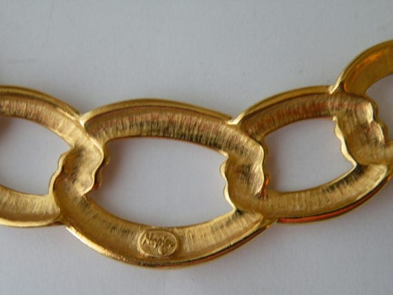 Napier Gold plated double links chain necklace. 1… - image 5
