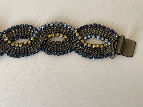 Sorrelli rhinestone Bracelet, braid pattern. - image 6