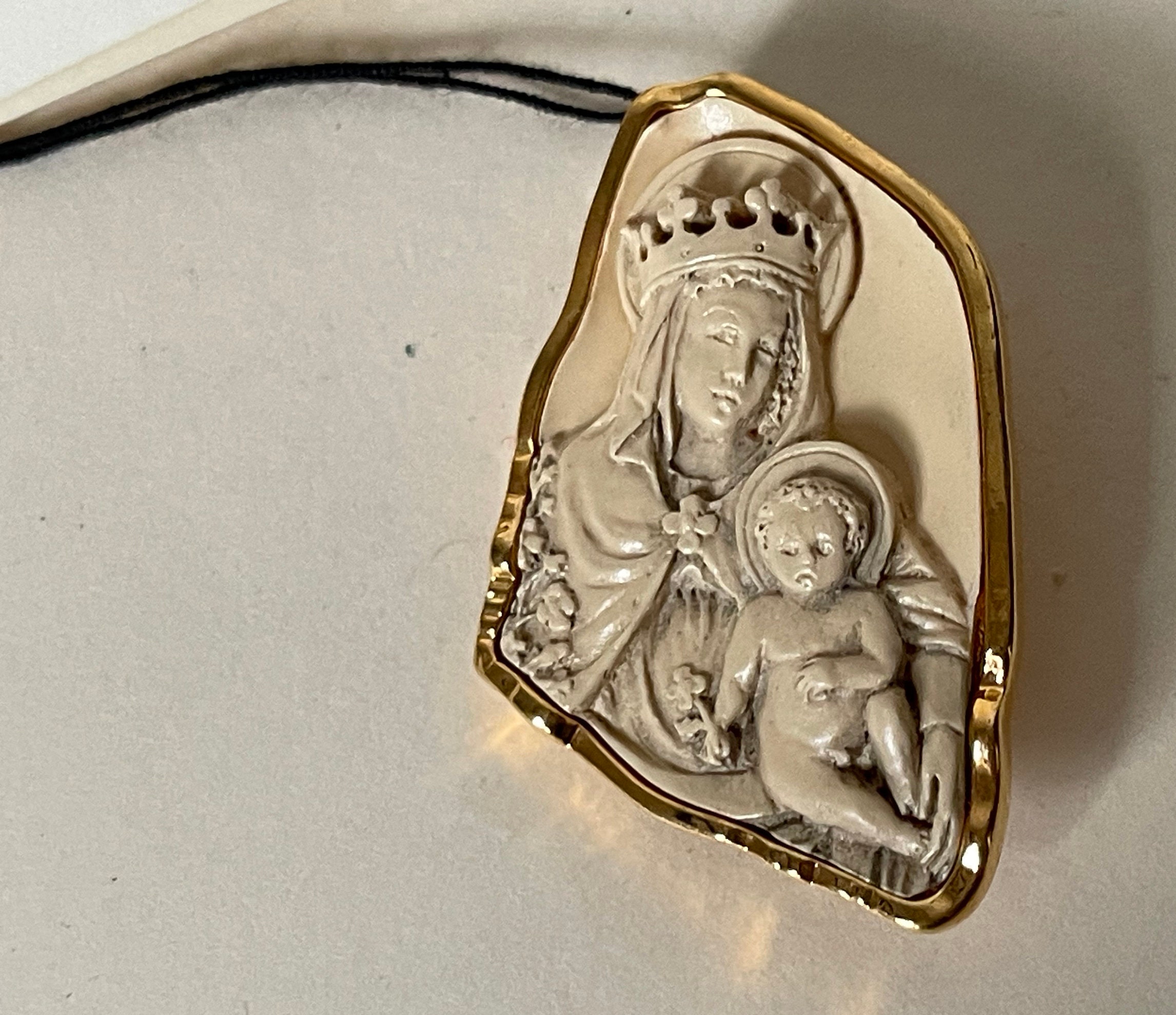 Vatican Library Collection Mother & Child Brooch NOS - Etsy