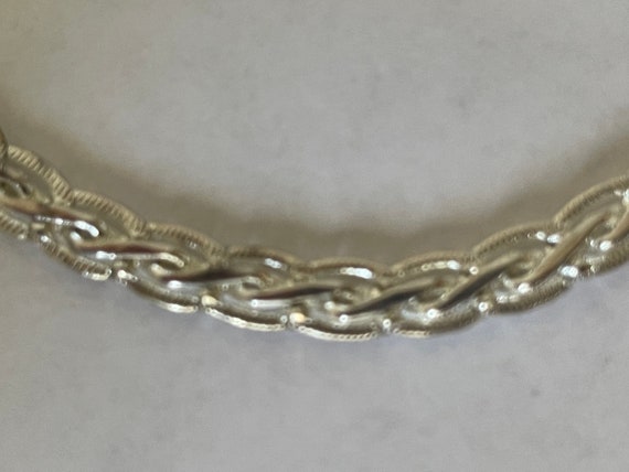 Sterling silver 925 chain bracelet 9". - image 4