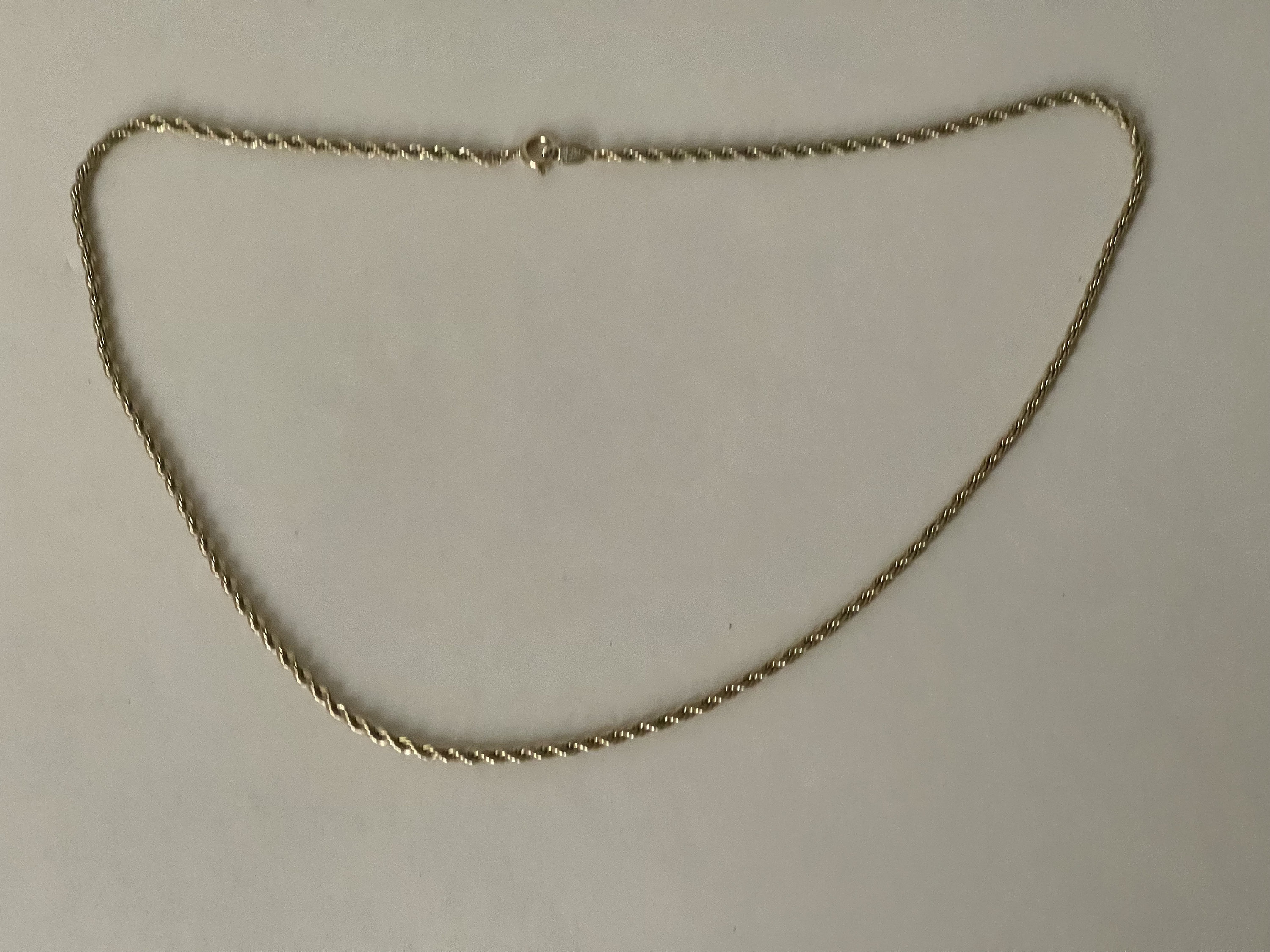 Trifari TM ゴールドメッキ ロープチェーンネックレス 18インチ - Etsy 