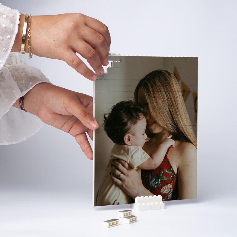 Custom Puzzle from Photo – Photo Jigsaw Keepsake Memory Gift 144 pcs Brick Puzzle