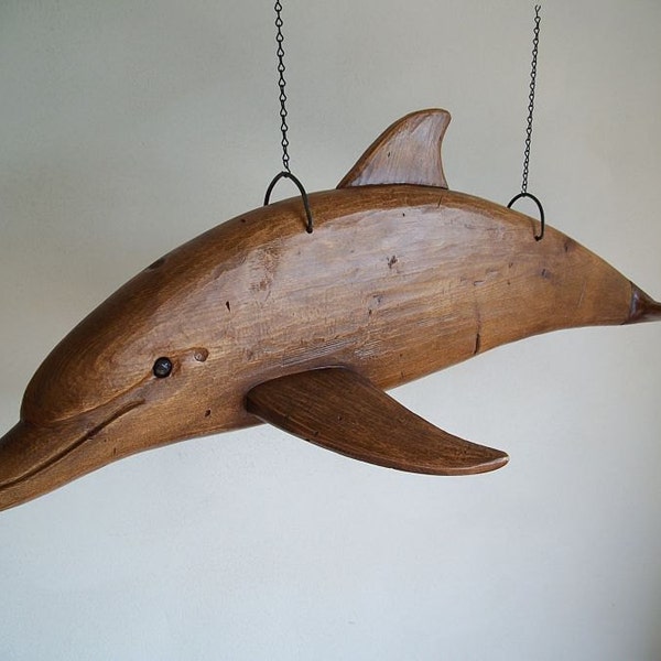 Hand Carved Dolphin