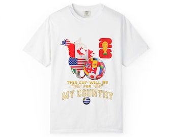 World Cup Flags Soccer Ball T-shirt | This Cup Will Be For My Country