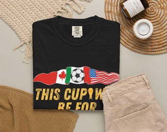 USA Soccer Shirt World Cup 2026 USA Football Fan Game Day Unisex Tee Sports Apparel for Men Women Kids Gift England Flag Ball T-Shirt