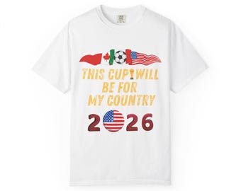 USA Soccer Shirt World Cup 2026 USA Football Fan Game Day Unisex Tee Sports Apparel for Men Women Kids Gift United States Flag Ball T-Shirt